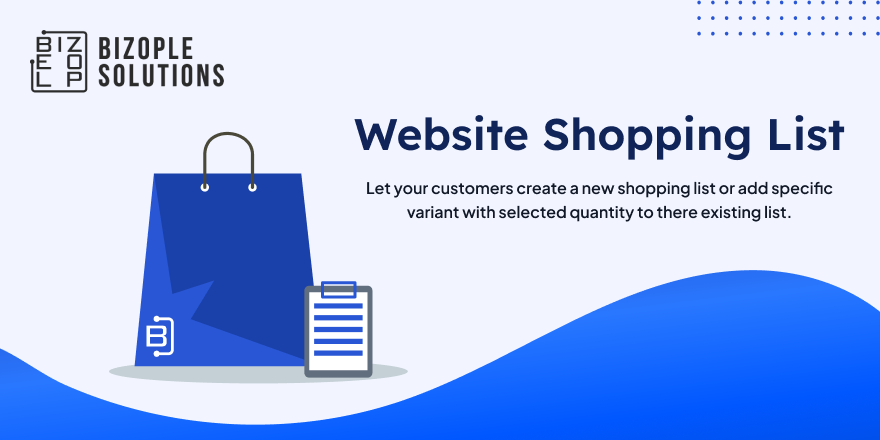 Advance Website Shopping List