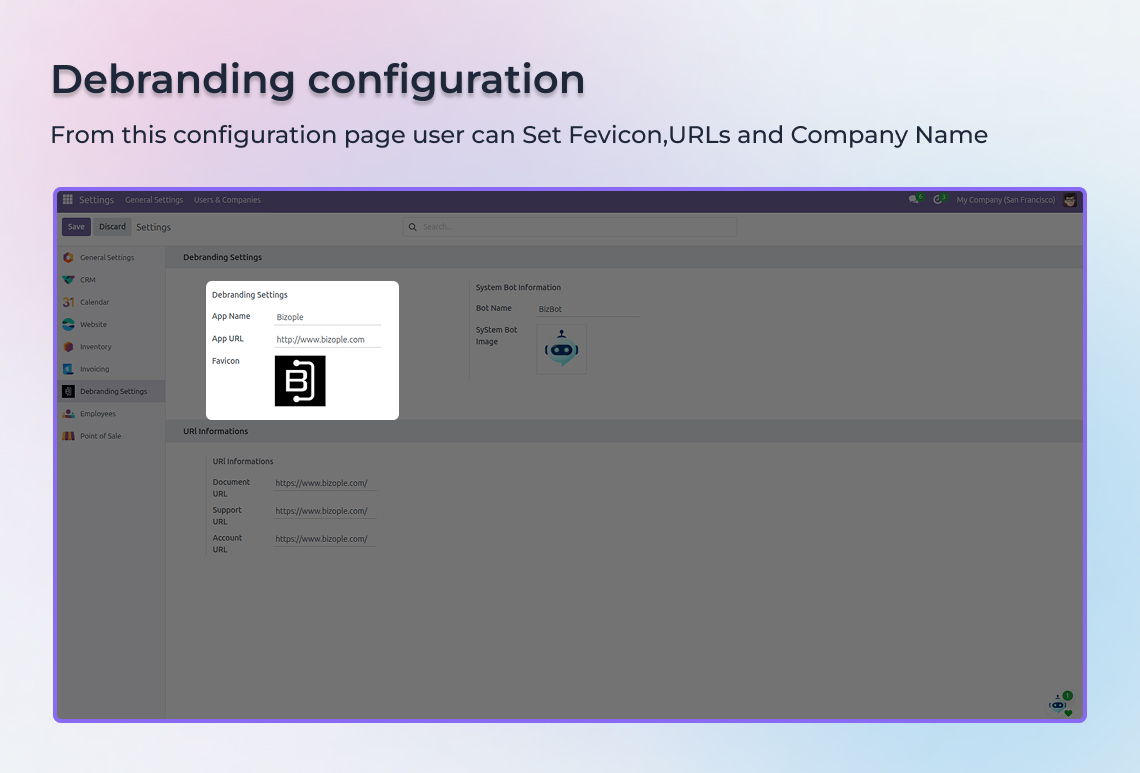 Odoo  Debranding