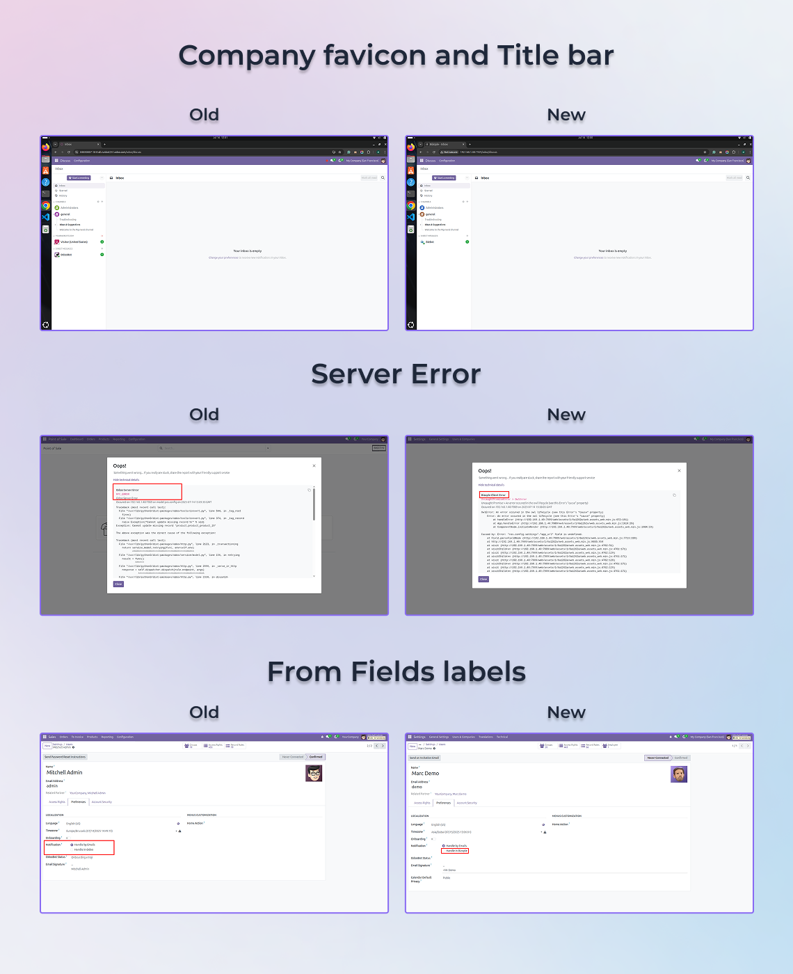 Odoo  Debranding