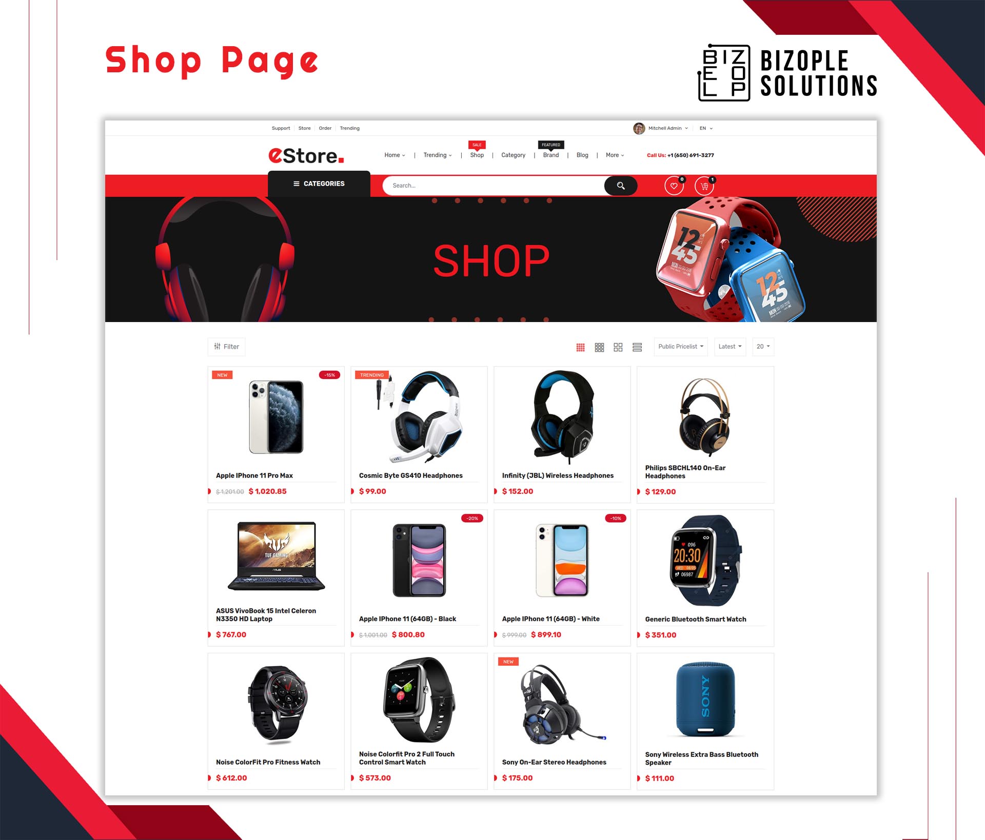 Shop Page