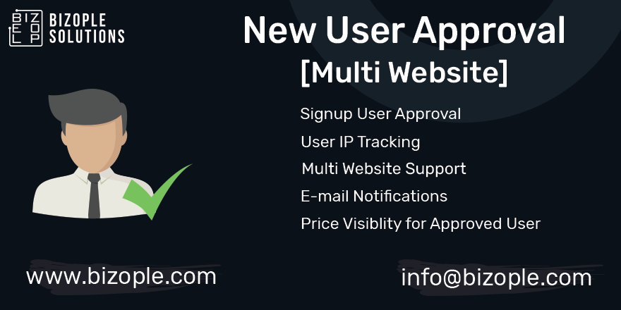 New User Approval For Multi Website