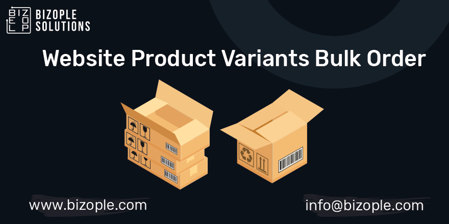 Website Product Variant Bulk Order